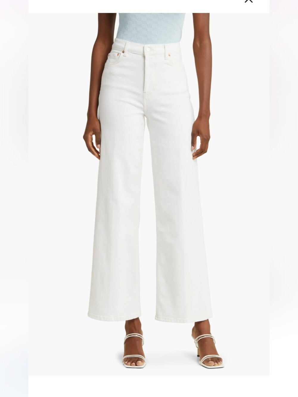 Rails The Getty High-Rise Wide-Leg Jeans in Vintage Ecru